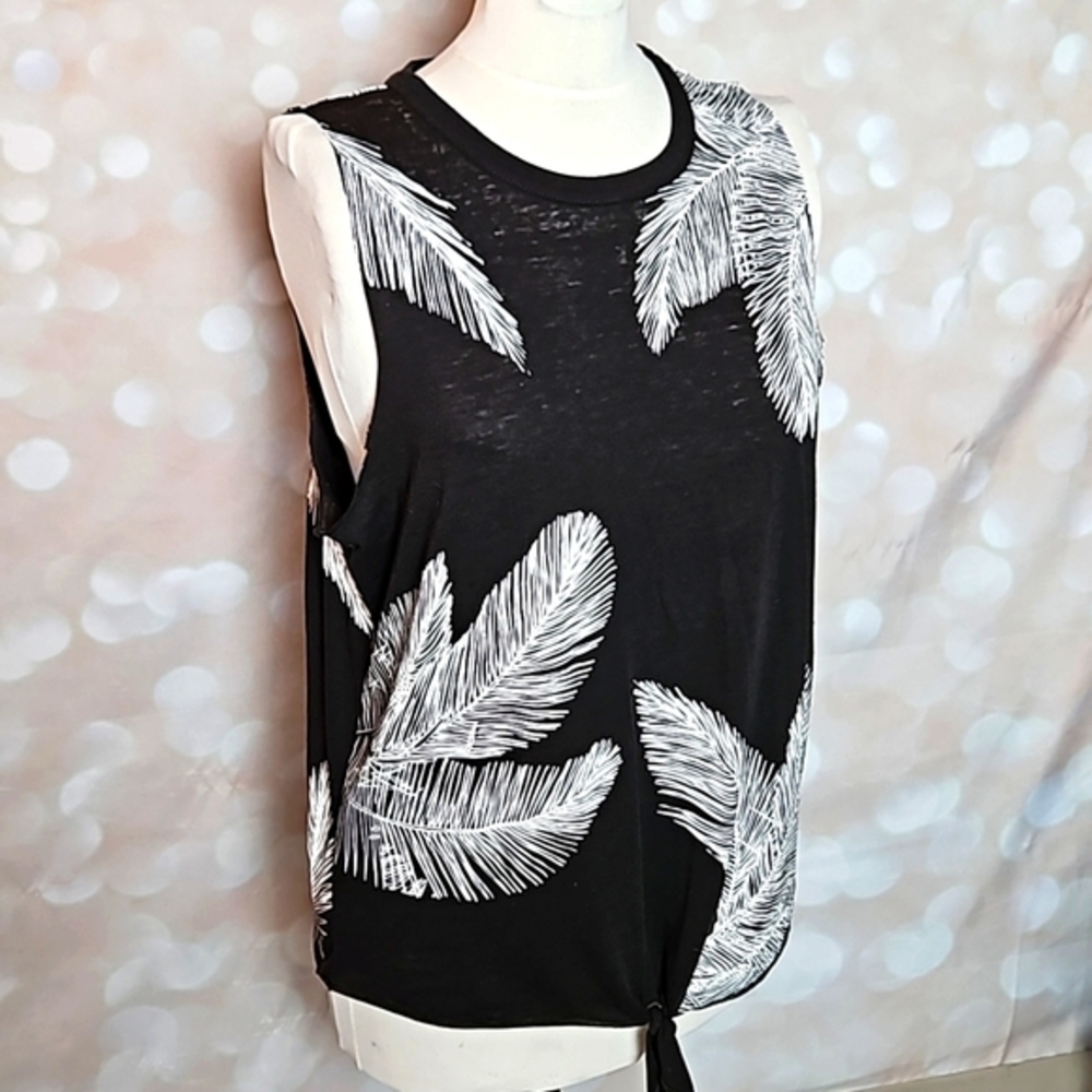 Chaser | Black Sleeveless Palm Tee